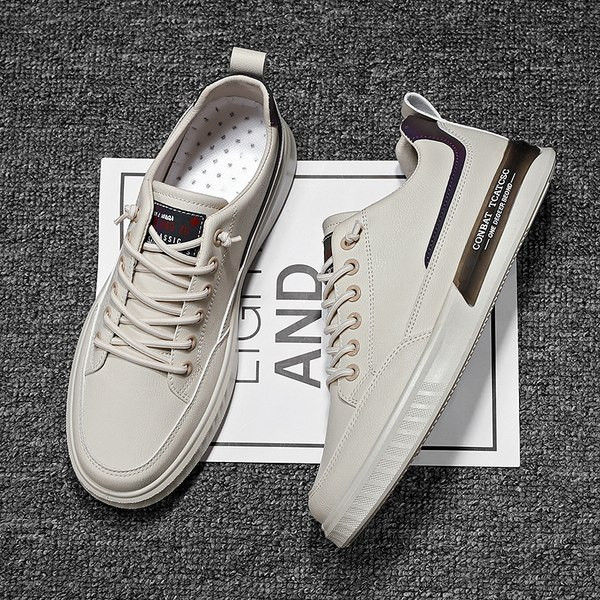 Lihtne mudel kunstnahast paeltega meeste tossud