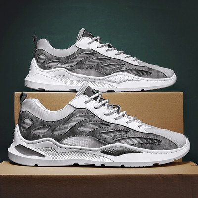Μοντέρνα ανδρικά sneakers με τραχιά σόλα