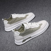 Öko-nahast ja tekstiilist valmistatud vabaaja meeste tossud