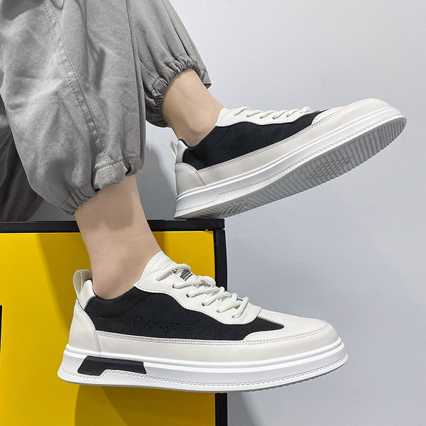 Öko-nahast ja tekstiilist valmistatud vabaaja meeste tossud