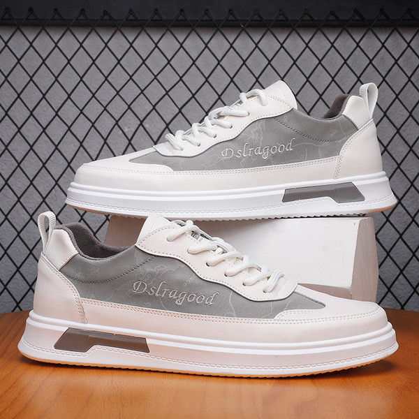 Öko-nahast ja tekstiilist valmistatud vabaaja meeste tossud