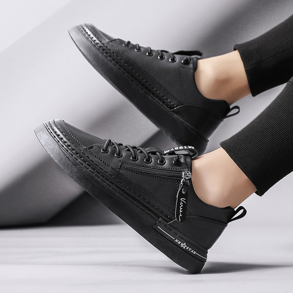 Tõmblukuga nahast tossud