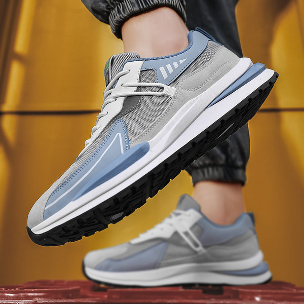 Võrguga meeste sporditossud - sinine ja pruun