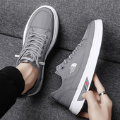 Платнени кецове изчистен модел за мъже