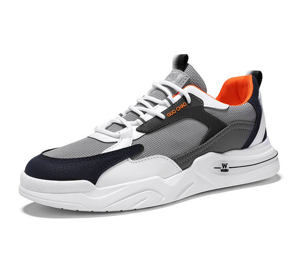 Kolmes värvitoonis ökonahast ja tekstiilist meeste tossud