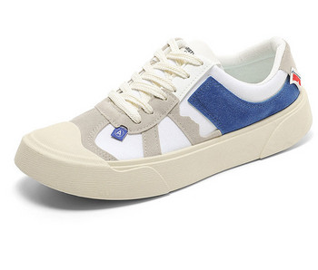 Ανδρικά sneakers casual από eco suede με κορδόνια