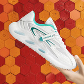 Ανδρικά sneakers σε τρία χρώματα και κορδόνια σε λευκό χρώμα