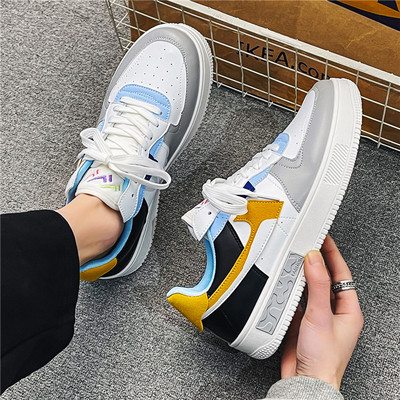 Muške tenisice od eko kože - sa ravnim đonom