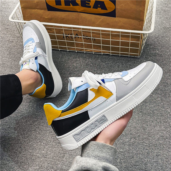 Muške tenisice od eko kože - sa ravnim đonom