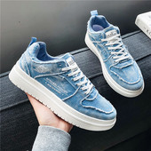 Мъжки кецове в зелен и син цвят 