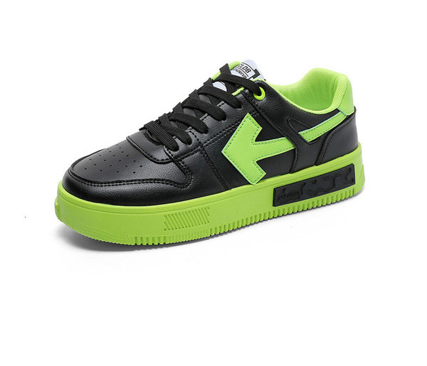 Нов модел мъжки кожени кецове с равна подметка