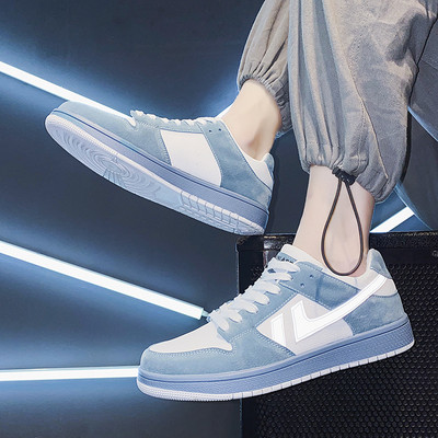 Ανδρικά sneakers σε τρία χρώματα και επίπεδη σόλα