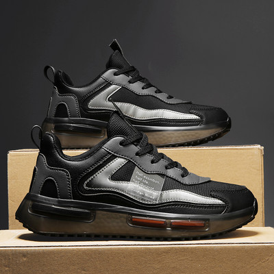 Ανδρικά sneakers με αεροθάλαμο από οικολογικό δέρμα