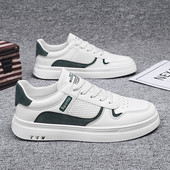 Мъжки спортно-ежедневни кецове от текстил и еко кожа