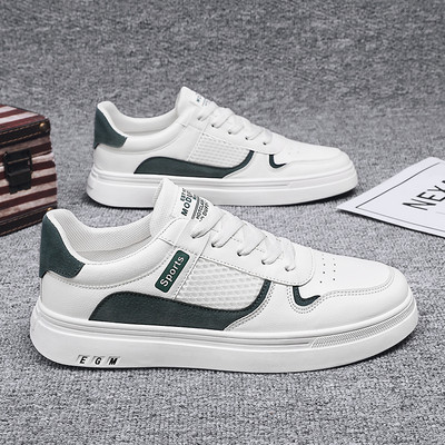 Мъжки спортно-ежедневни кецове от текстил и еко кожа