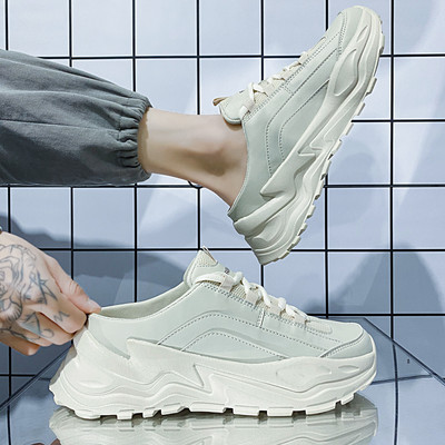 Ανδρικά sneakers σε τρία χρώματα και τραχιά σόλα