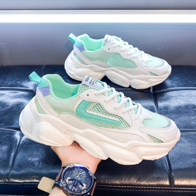 Мъжки маратонки с груба подметка и мрежа 