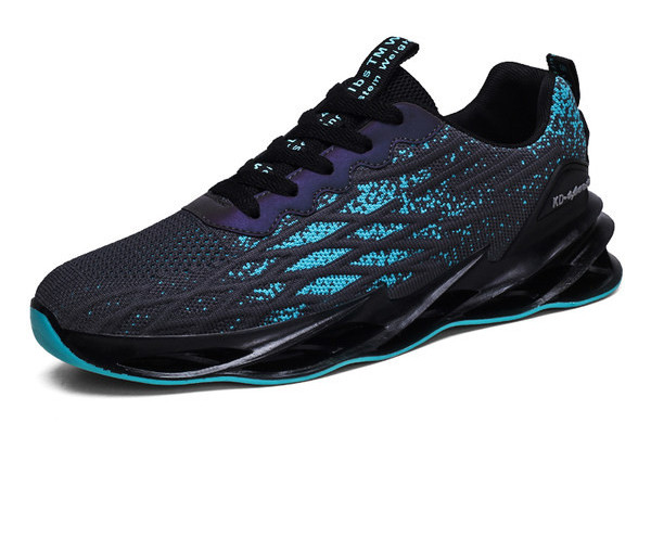 Paelte ja pealdisega meeste tekstiilist tossud