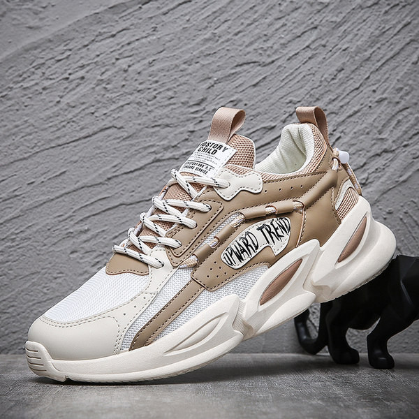 Мъжки маратонки с емблема - от еко кожа