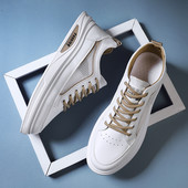 Muške tenisice od umjetne kože s mrežicom