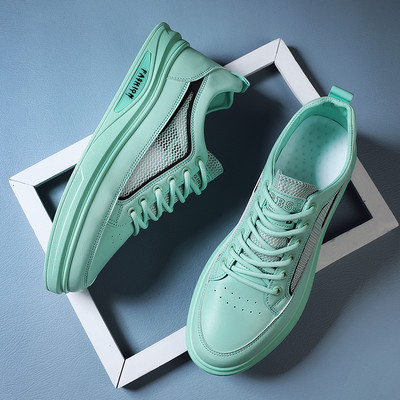 Muške tenisice od umjetne kože s mrežicom