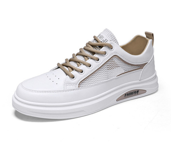 Muške tenisice od umjetne kože s mrežicom