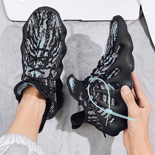 Мъжки  спортни маратонки от текстил с връзки