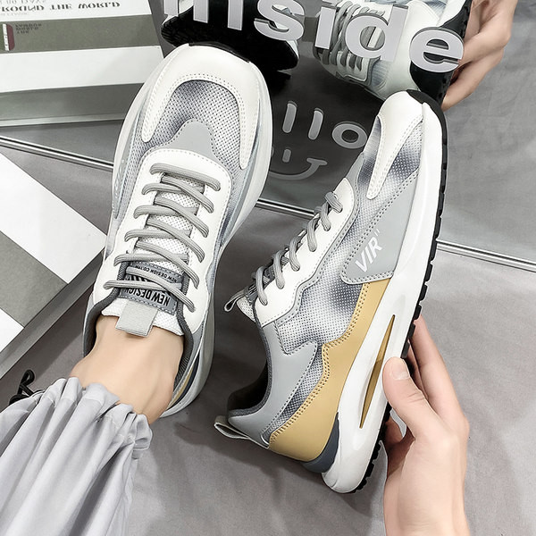 Мъжки маратонки с връзки в два цвята 