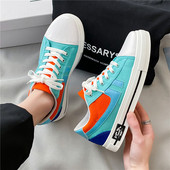 Цветни мъжки кецове с равна подметка