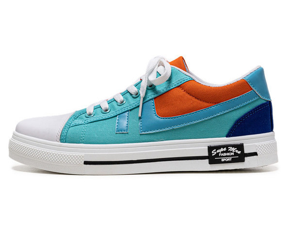 Цветни мъжки кецове с равна подметка