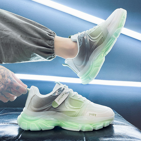 Цветни мъжки маратонки с мрежа