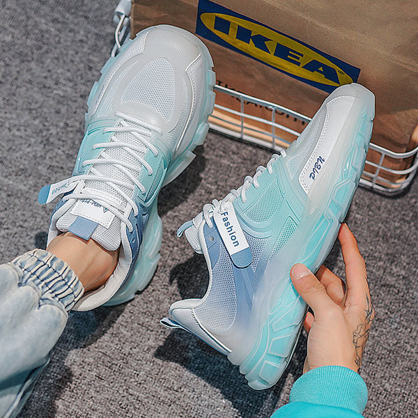 Цветни мъжки маратонки с мрежа