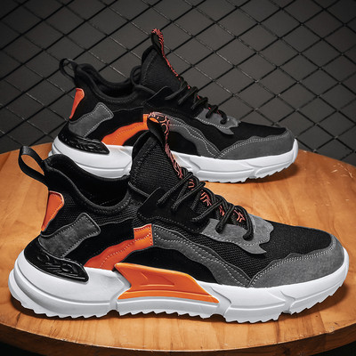 Ανδρικά αθλητικά sneakers με κορδόνια - τρία χρώματα