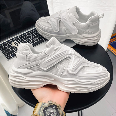 Casual sneakers με πλέγμα και velcro