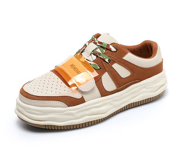 Мъжи кецове с цветни връзки и равна подметка