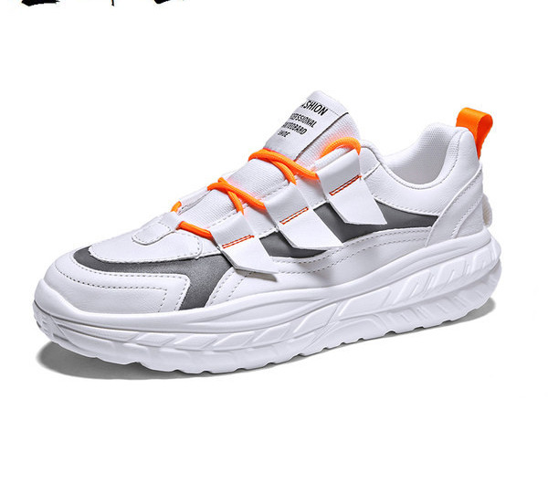 Мъжи кожени кецове с емблема 