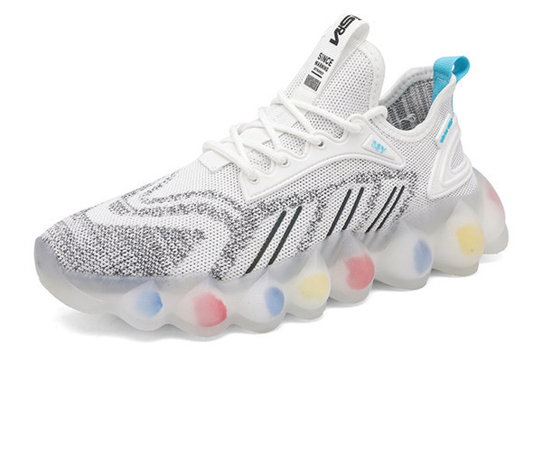 Мъжки текстилни маратонки с цветна подметка