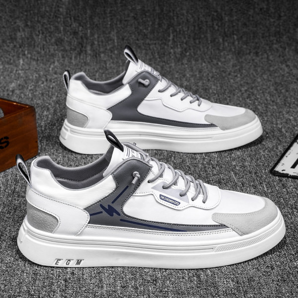 Ежедневни мъжки маратонки с равна подметка -три цвята