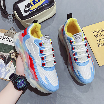 Цветни сникърси със груба силиконова подметка