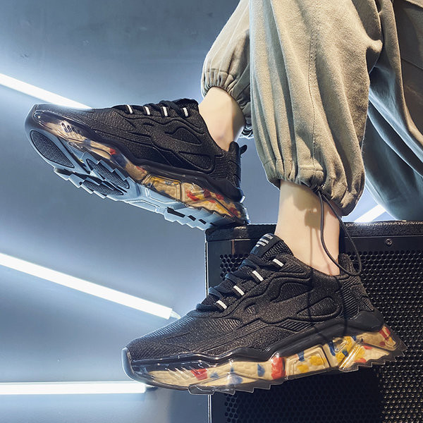 Цветни сникърси със груба силиконова подметка