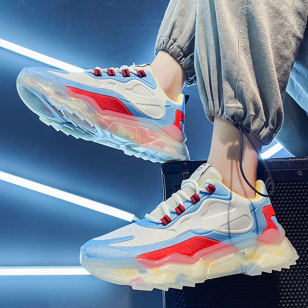 Цветни сникърси със груба силиконова подметка