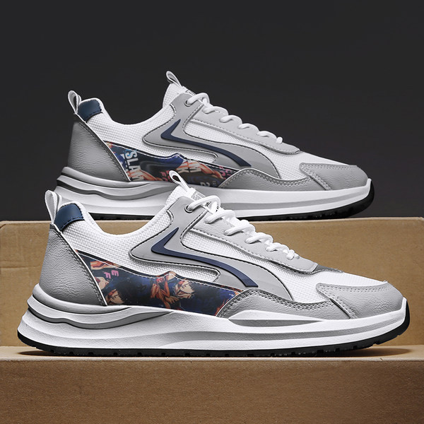 Halli ja musta värvi paeltega meeste tossud