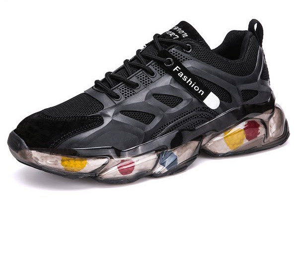 Модерни сникърси с цветна груба подметка