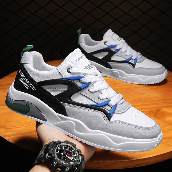 Мъжки маратонки с равна подметка - два цвята 