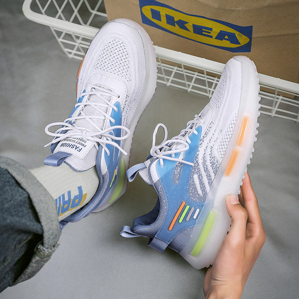 Мъжки маратонки с връзки и силиконова подметка 