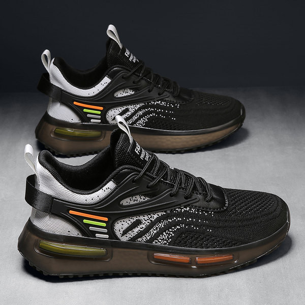 Мъжки маратонки с връзки и силиконова подметка 