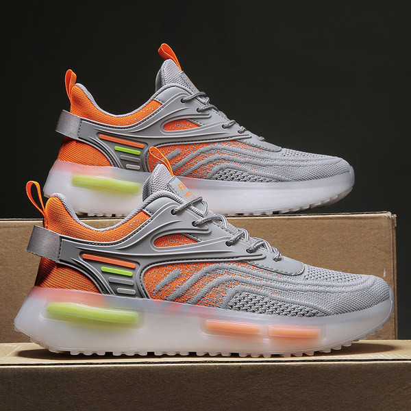 Мъжки маратонки с връзки и силиконова подметка 