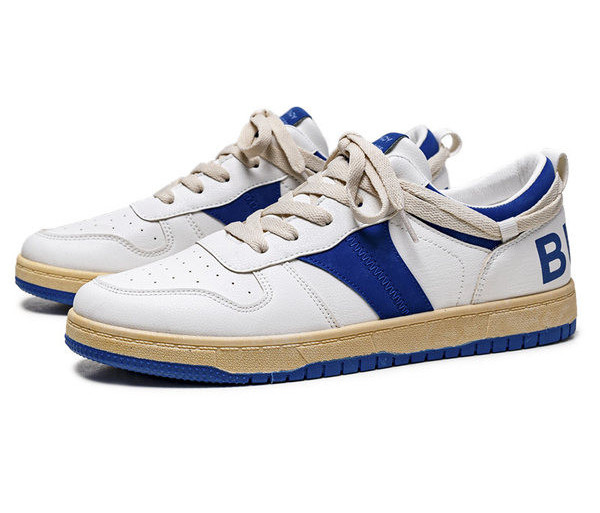 Ежедневни мъжки кецове от еко кожа с равна подметка