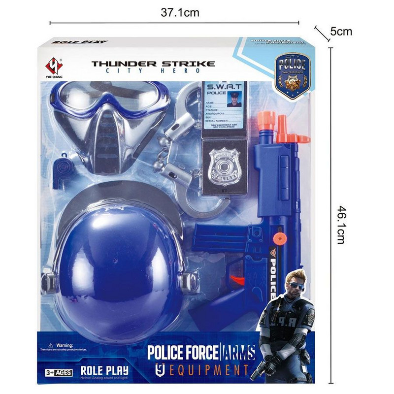 Детски полицейски костюм за малки деца над 3 години