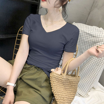 Ежедневна памучна тениска за жени - много цветове